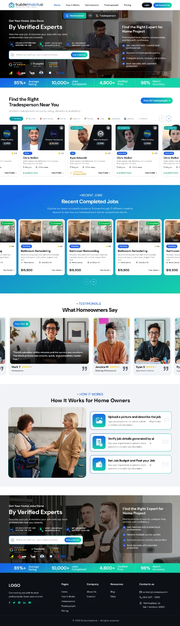 BuilderMatch AI Marketplace